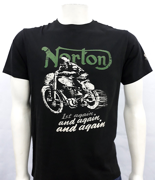 Camiseta Oil Leak "Norton green"