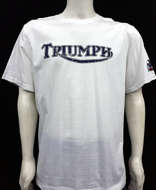 Camiseta Oil Leak "Triumph" blanca