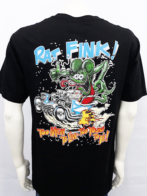 Camiseta Rat Fink "To mean to live"