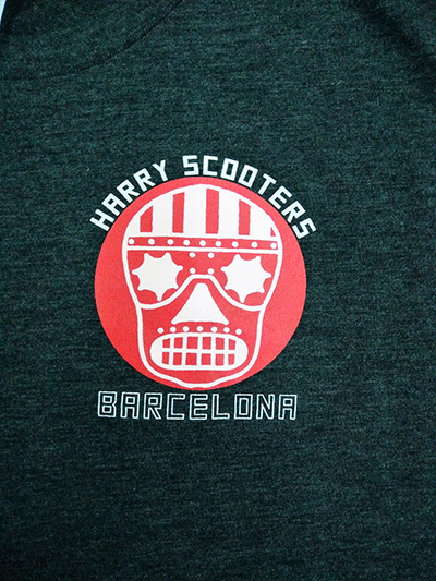 Camiseta Harry Scooters Usa style gris plomo